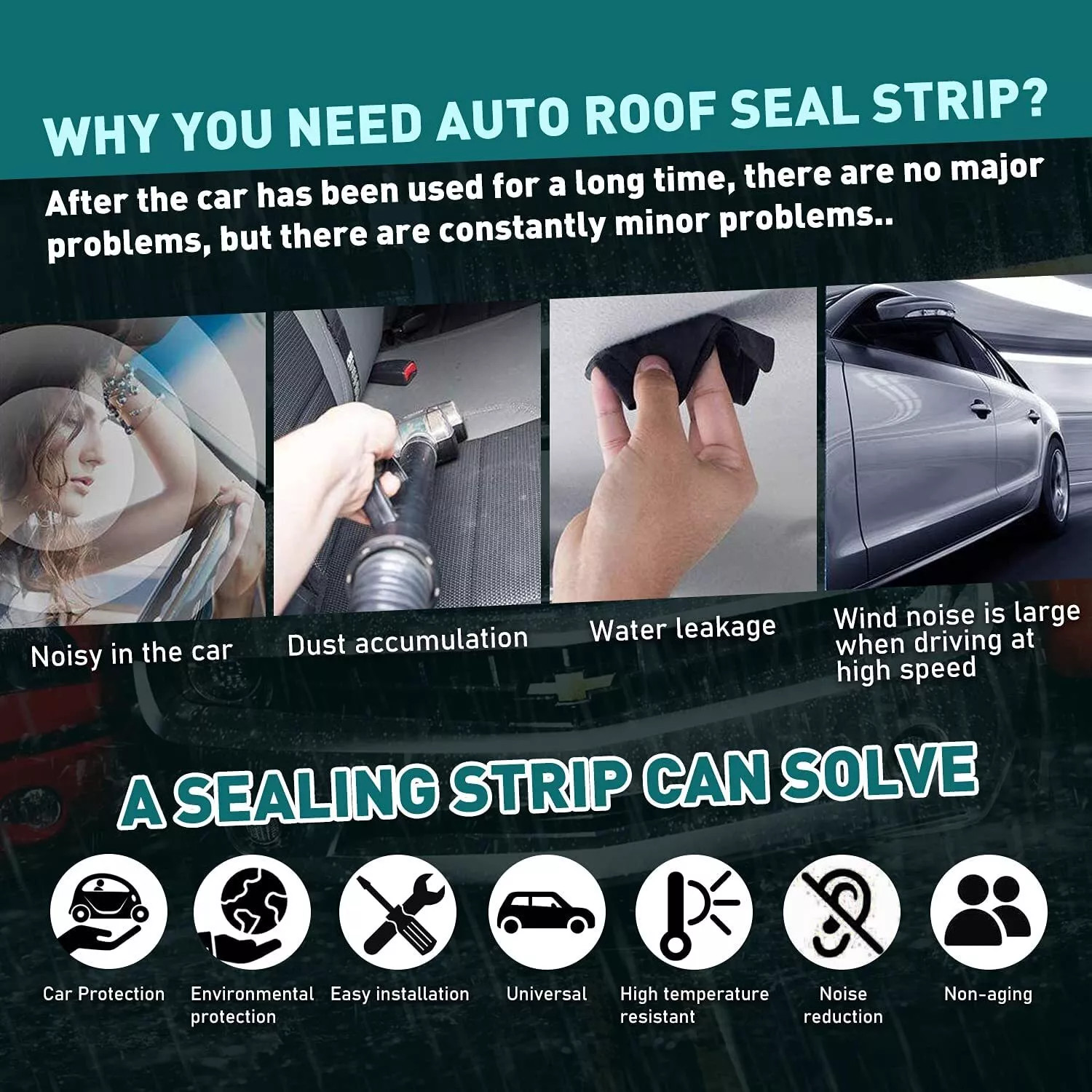 3M Car Door Edge Moulding Trim Black Lock Guard Rubber Seal Protector Strip USA