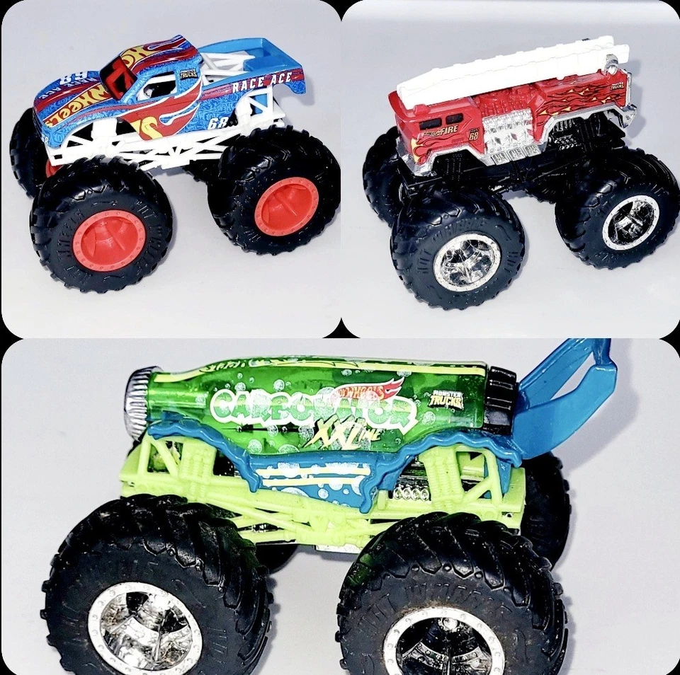 CARBONATOR HOT WHEELS, RACE ACE 68, CAMIÓN DE BOMBEROS 68 rescate. lote monster truck Foto 2 de 4