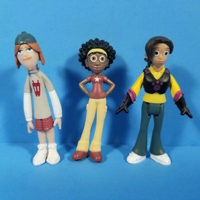 Wild Kratts Bros KOKI & JIMMY Z & AVIVA Figure Toy Set Lot 2.5