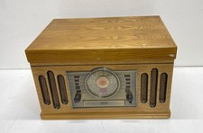 Crosley Receiver CR73 Wood Finish Turntable CD Radio