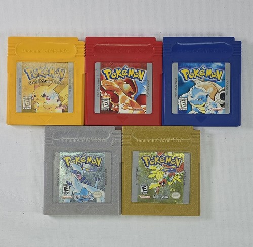 Nintendo - Japanese Pokémon Gameboy games - Blue, Green