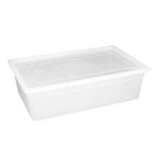 Polypropylene 1/1 Gastronorm Container with Lid 150mm (Pack of 2)- Capacity:19.5