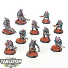 Genestealer Cults - 10x Neophyte Hybrids - bemalt