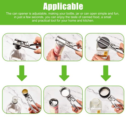 Maquina Abrelatas Manual De Acero Abridor De Latas Abrebotellas Ergonómico Ajust - Bild 4 von 21