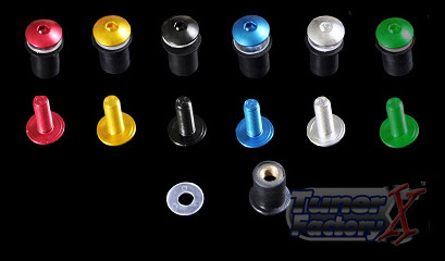 Kit de sujetador de tuerca pozo tornillos parabrisas perno de parabrisas 5 mm x 10 piezas Honda USO - Imagen 3 de 3