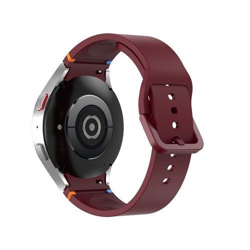 For Samsung Galaxy Watch 7 6 5 4 40/44mm Classic 43/47/46mm Silicone Band Strap - Photo 8 sur 24