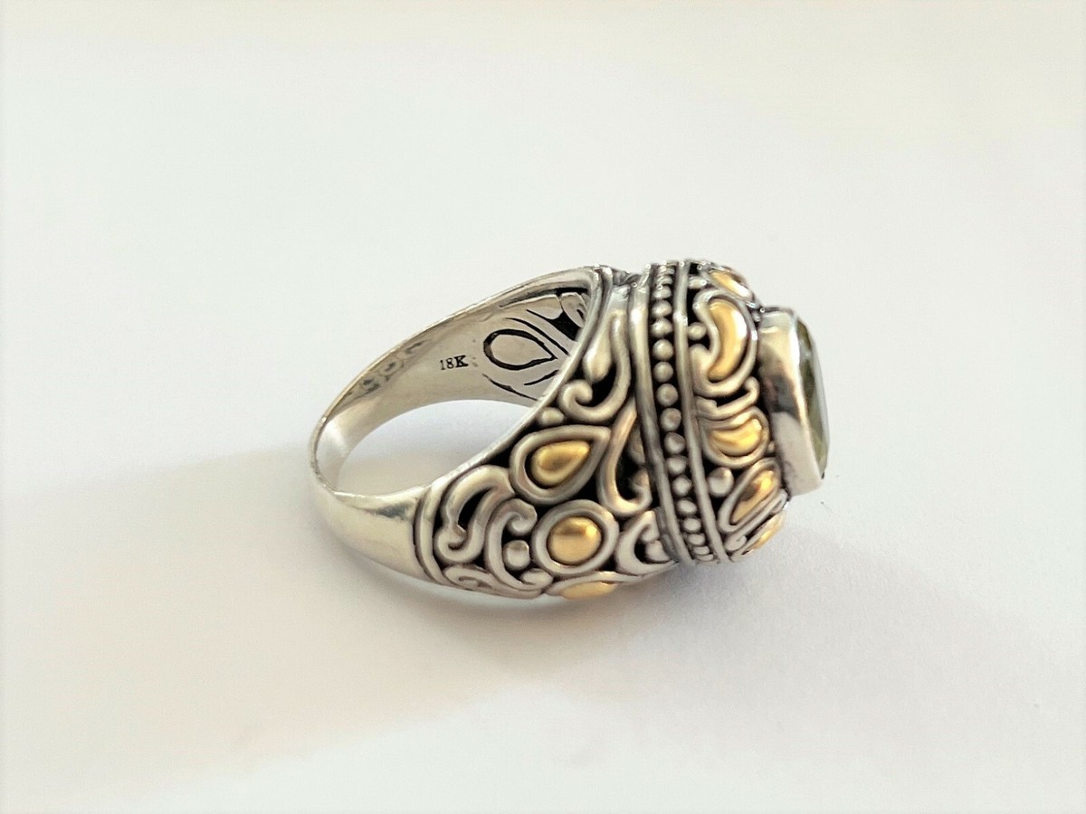 Samuel B Behnam BJC .925 Sterling Silver 18k Gold Lime Samuel B Behnam BJC .925 Sterling Silver 18k Gold Lime