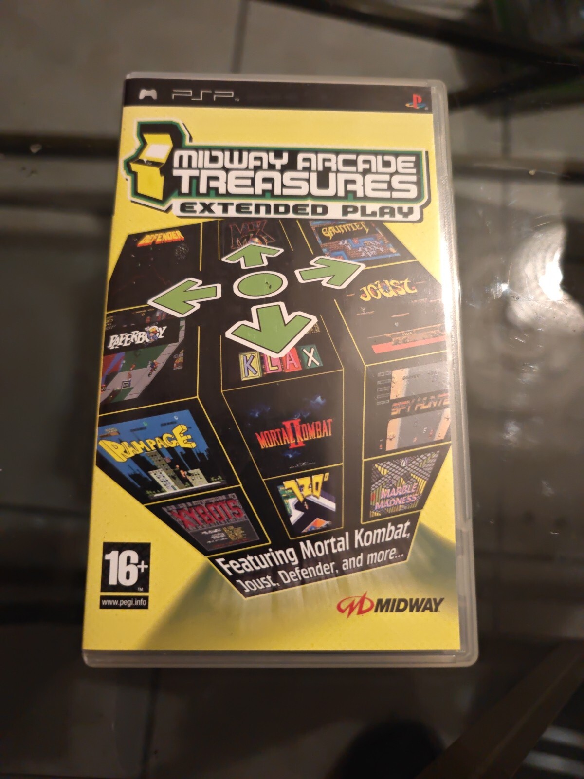 MIDWAY ARCADE TREASURES EXTENDED PLAY JEU SONY PSP COMPLET