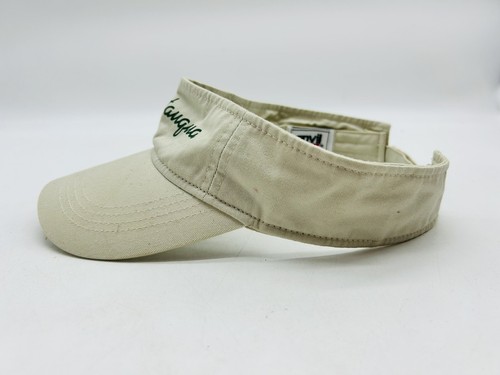 Chautauqua Hat Visor Beige Adjustable 100% Cotton - Picture 3 of 6