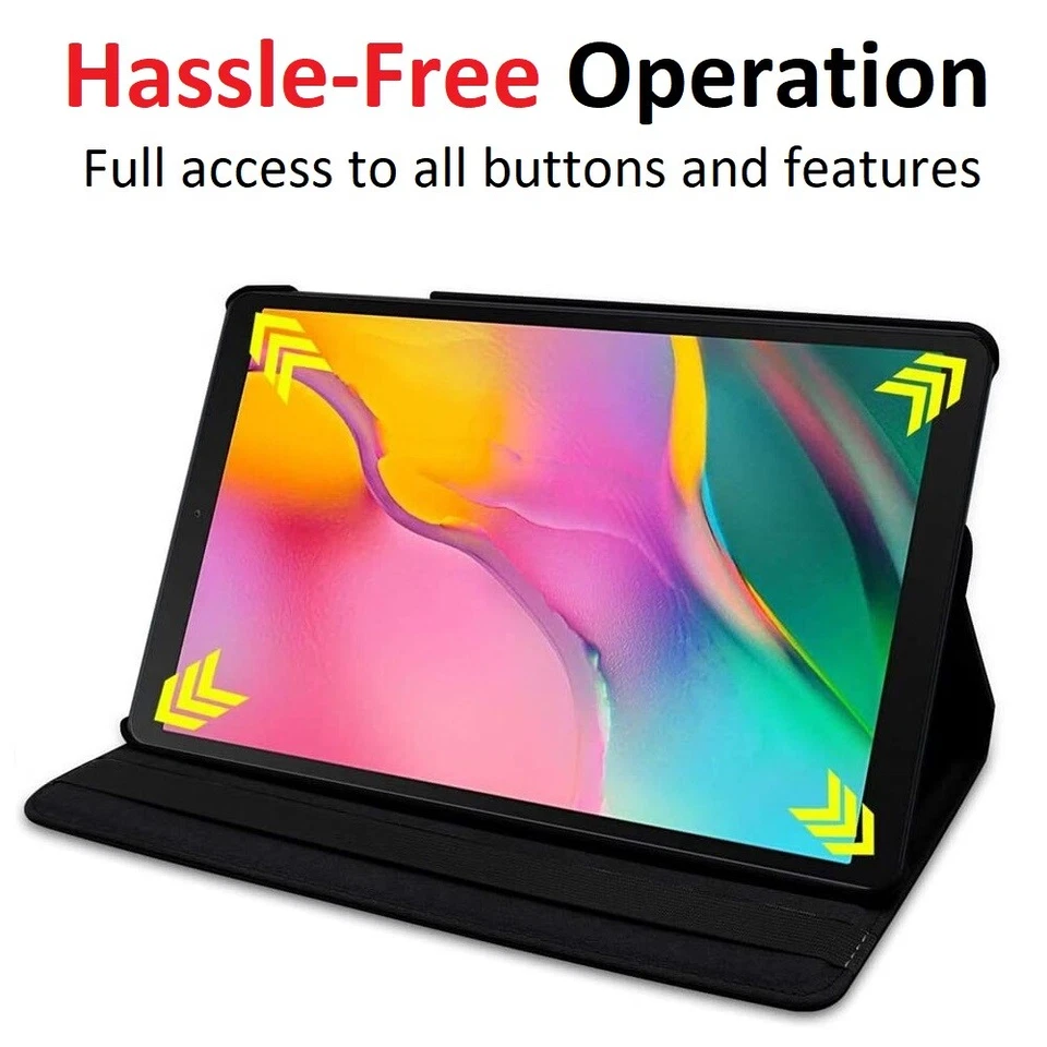 Rotating Case For Samsung Galaxy Tab  S10 S9 S8 S7 S6 S3 S2 A 10.1 A7 Lite A8 A9 - Image 4 of 4