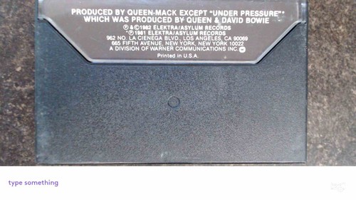 QUEEN Hot Space Cassette 1982 Electra Under Pressure E4-60128 - Picture 6 of 7