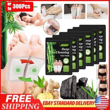 300Pcs Foot Detox Patches Pads Toxins Deep Cleansing Herbal Organic Slimming Pad