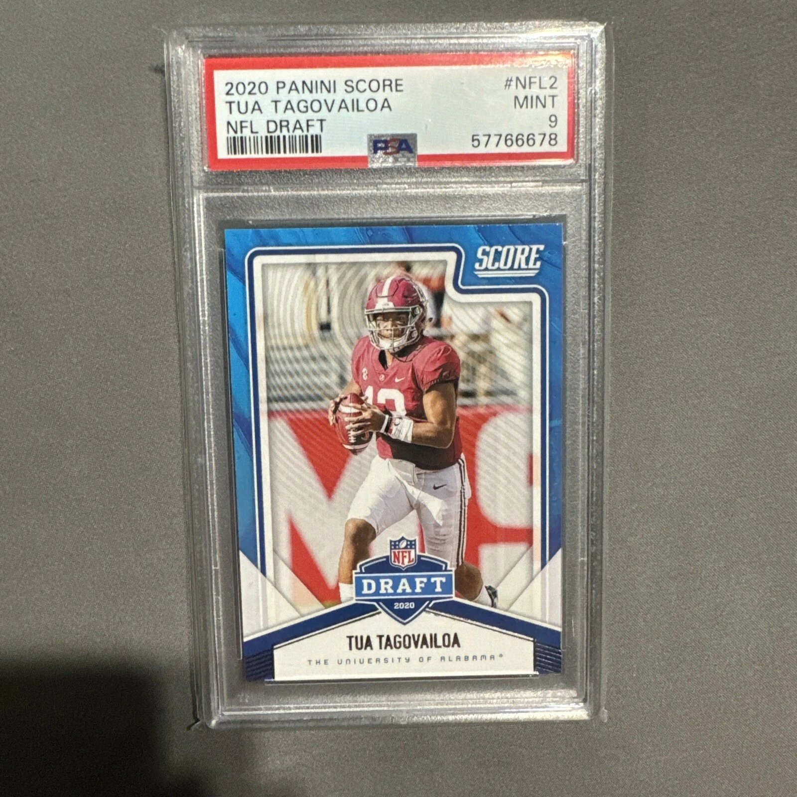 Tua Tagovailoa Panini Score NFL Draft #NFL2 Base