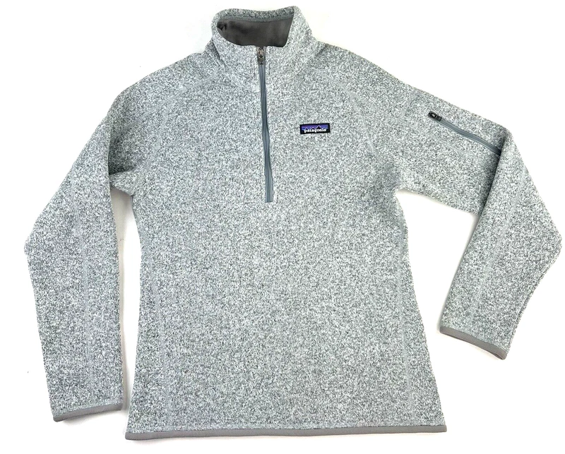 patagonia better sweater 1/4 zip fleece pullover knit sweater