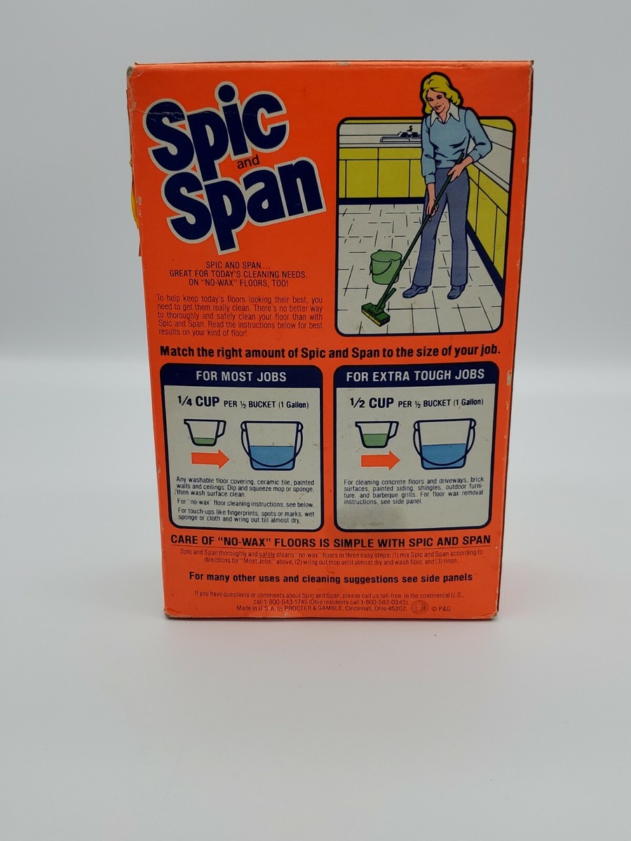 Spick and Span
リップストップオーバーオール Amazon.com: Spic and Span Cleaner, Original Formula Dosage