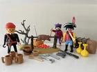 Playmobil Pirate Camp 3794 Pig Roast Figures, Beer Mugs & More Vintage