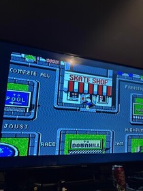 Skate or Die NES Nintendo Ultra Skateboarding SOLO CARRO DE JUEGO PROBADO