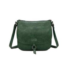 Ladies Leather Detail Satchel Bag Women Crossbody Messenger Shoulder Handbags UK
