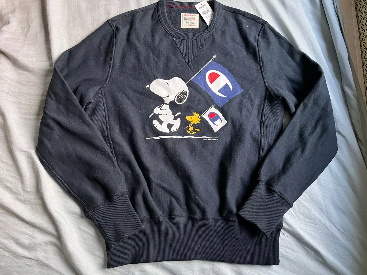 Todd Snyder Champion x Peanuts Snoopy Sweatshirt Sweater large