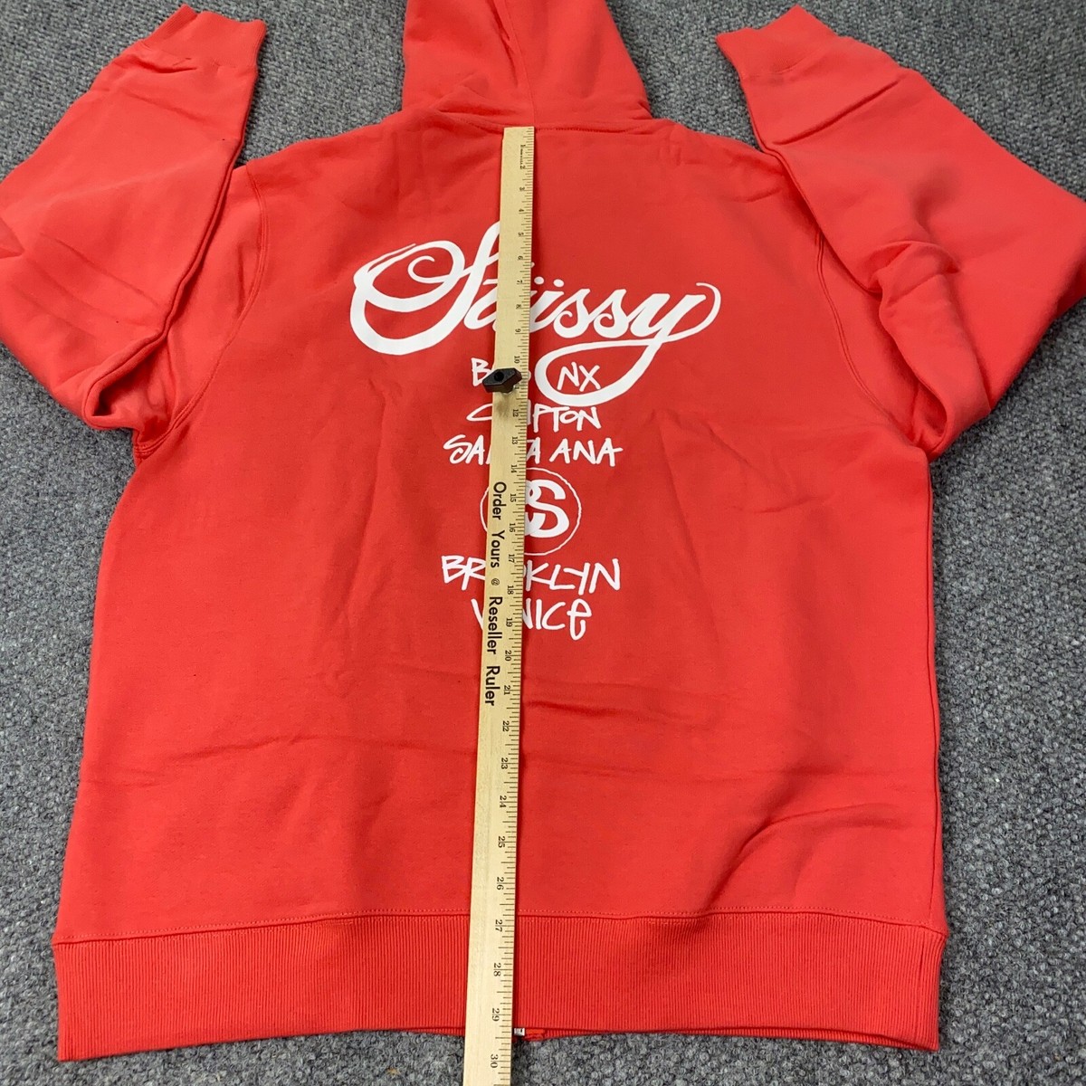 Stussy X Dover Street Market DSM World Tour Zip Hoodie Mens XL