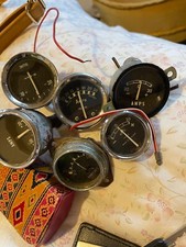Vintage Amps meters x 6. All untested (No 2)
