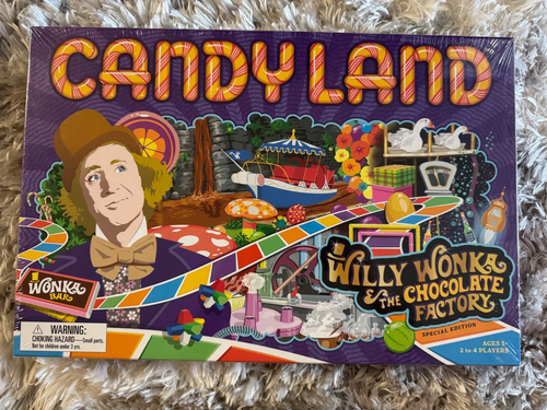 Candy Land Willy Wonka And The Chocolate Factory Board Game Complete
