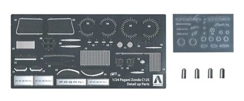 Aoshima 1/24 DETAIL UP PARTS Set TSC-09 for PAGANI Zonda C12S NEW Japan +Track - Picture 1 of 2