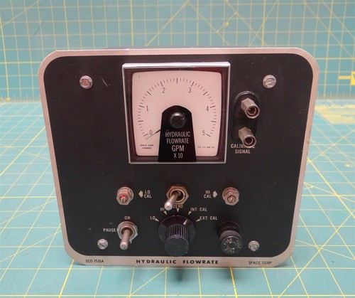 Celtech Space Corp 75-1-0-1A Hydraulic Flow Rate Indicator NSN 6680-00-121-3266 - Picture 2 of 12