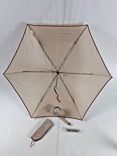 Regenschirm Mini/Slim Damen/Unisex - manuell - 6 Latten - beige - 1450 - Rainbow - Bild 8 von 9