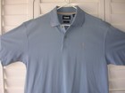Ashworth Mens Activeware/Golf Shirt Medium Sky Blue Great Condition