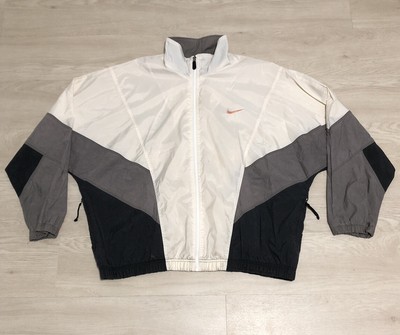 nike big swoosh jacket white
