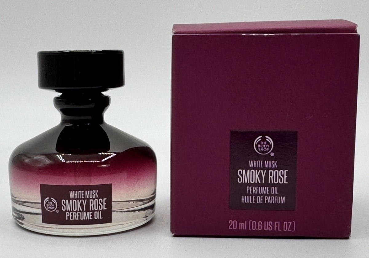 White Musk SMOKY ROSEThe Body Shop Perfume Oil Fragrance Women