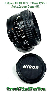 Nikon AF NIKKOR 28mm f/2.8 Autofocus Lens {52} | eBay