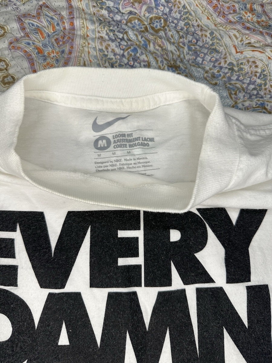 ★COMPAKT RECORD BAR★ Every Damn Day Tshirt White Nike “Every Damn Day” White Shirt Men's Size M | eBay
