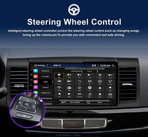 Android 14 Car Stereo GPS Head Unit CarPlay DAB+ For Mitsubishi Lancer 2007-2017 - Picture 8 of 18