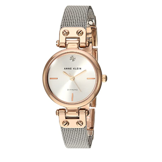 Anne Klein Women\'s Diamond Mesh Strap Watch Amazon.com: Anne Klein Women main image 3