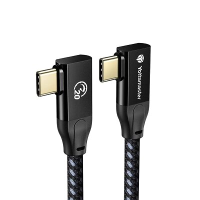 Yottamaster 100W USB-C to USB-C Fast Charger Charging QC3.0 Cord Cable Data Sync