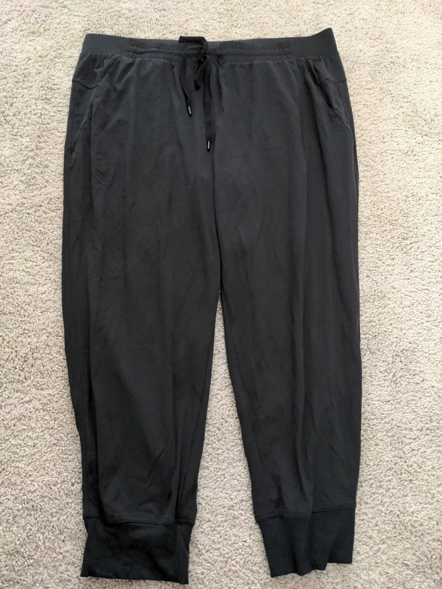 Calia By Carrie Underwood Women's 2XL Black Lightweight Jogger Pants B4