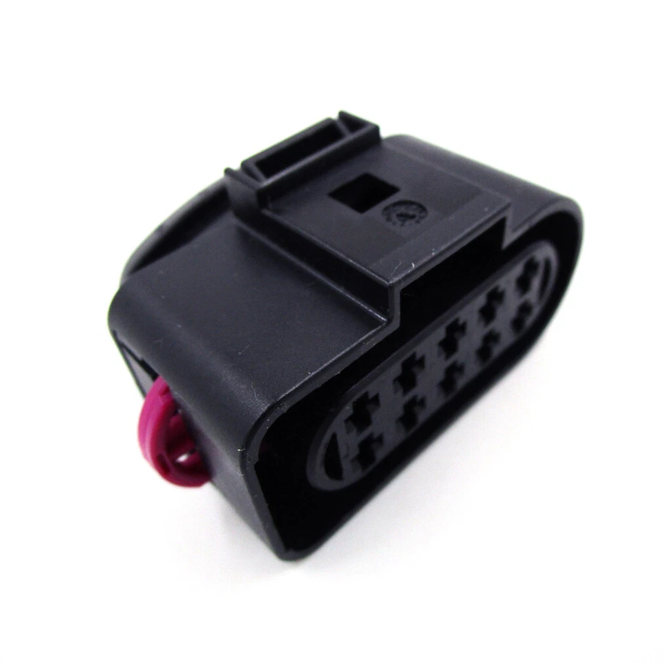 10 pin connector housing plug 1J0973735 Headlight Fits AUDI VW Skoda VAG - Imagem 3 de 4