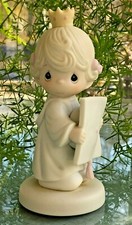 PRECIOUS MOMENTS FIGURINE - CONGRATULATIONS, PRINCESS GRADUATION 