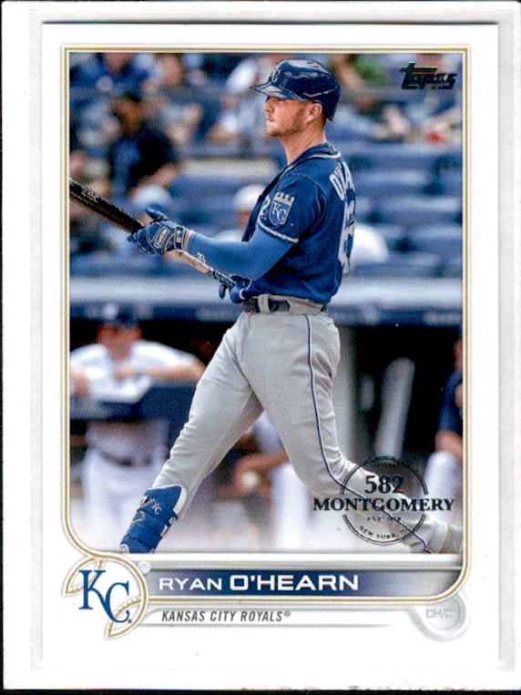 2022 Topps 582 Montgomery Club Foil Stamped Ryan O'Hearn  #379 Royals