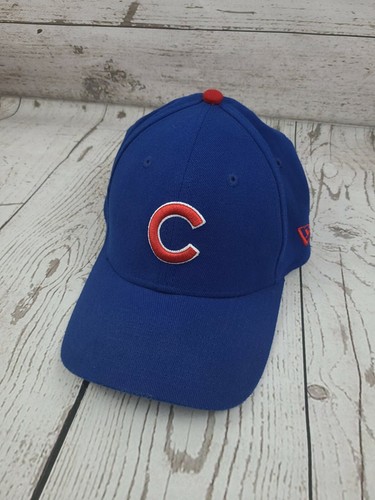 New Era 39Thirty SM/MD Chicago Cubs Stretch Fitted Cap Hat Blue S/M Go Cubs! - Picture 12 of 12