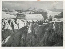 1948 Press Photo Overall view of gold mine dump in Johannesburg - lra63802