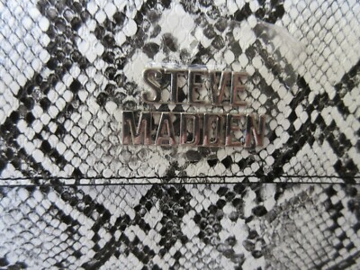New/ Steve Madden Snakeskin Quilted Print FaBackPack Steve Madden Snake Print Crossbody purse bag | eBay main image 3