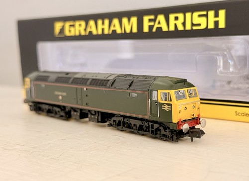GRAHAM FARISH 372-247Z N GAUGE CLASS 47 47628 SIR DANIEL GOOCH GWR GREEN LOCO