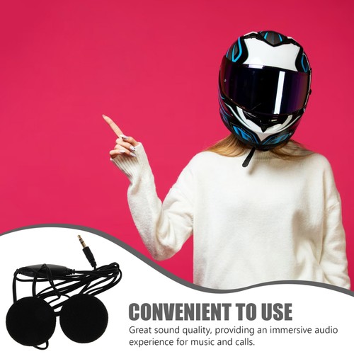 Motorcycle Earphones Bike Headset Earplugs for Riding Interphone - Foto 4 di 12