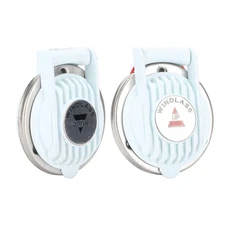 2 Pcs Marine Boat Anchor Windlass Winch Foot Compact Switch Up and Down Ship