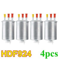 4 HDF924 Fuel Filter For FORD SSANGYONG JAGUAR HYUNDAI KIA TATA Focus Actyon