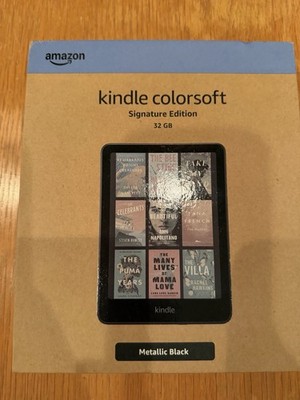 Kindle Colorsoft 32gb Brand New Metallic Black E-Book