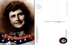 Continental Edith Wilson First Lady Portrait Postcard